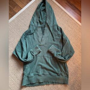 Aerie Down to Earth Henley Hoodie Size XS